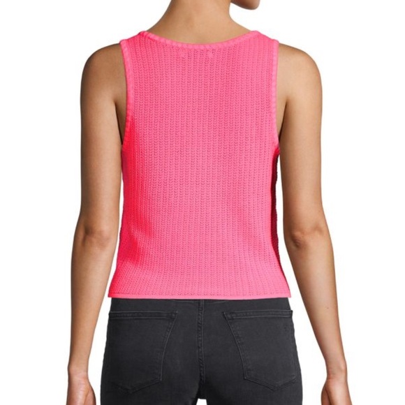 Alice + Olivia Tie-Front Tank Top - Picture 2 of 8